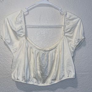 White super cropped Top